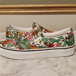 Vans Women's Tropical Floral Slip-On Sneakers - Multicolor